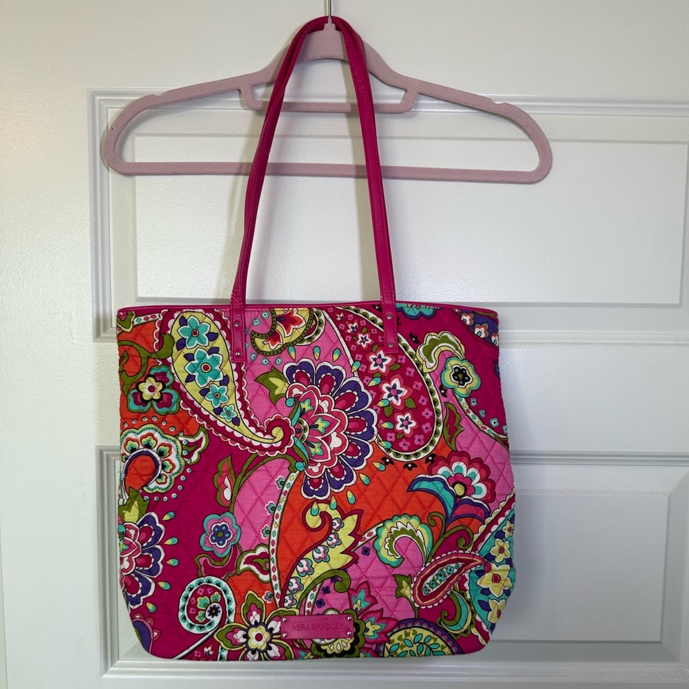 Vera Bradley “Pink Swirls” Tote Bag